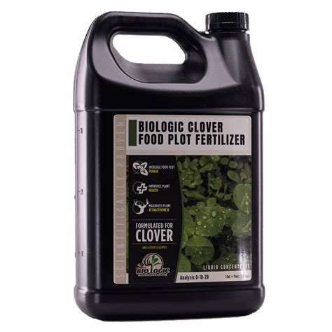 fertilizer for clover food plots