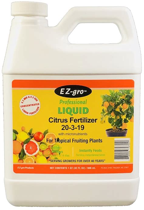 fertilizer for oranges