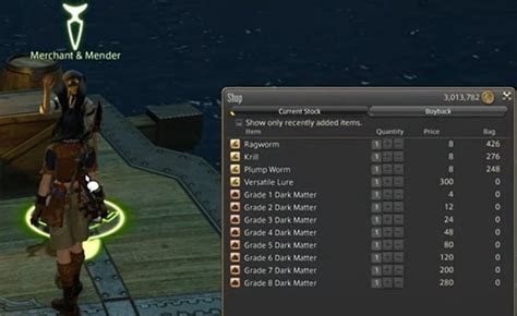 ff14 fishing tackle