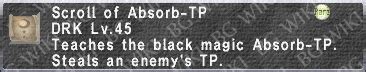 ffxi auto absorb-tp