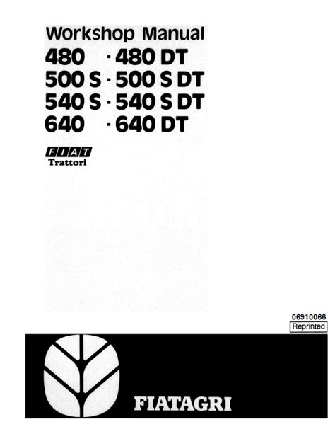 fiat 640 tractor workshop manual Doc