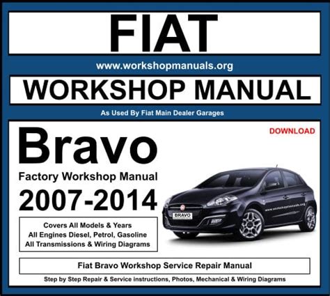 fiat brava workshop manual Kindle Editon