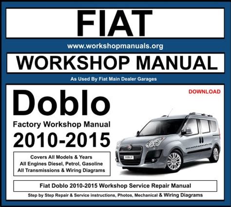 fiat doblo van service manual pdf Epub