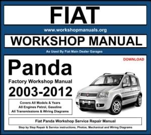 fiat panda repair manual download Ebook Kindle Editon