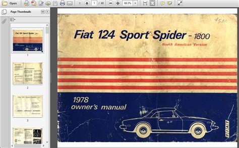 fiat spider owners manual pdf Doc