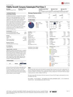 fidelity growth company commingled pool