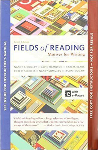 fields of reading motives for writing 10th edition pdf Reader