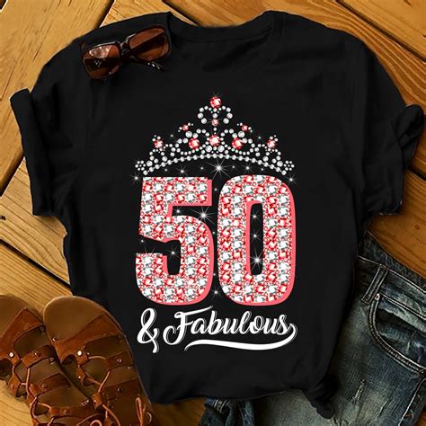 fifty and fabulous shirt