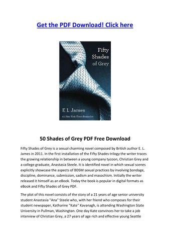 fifty shades of grey download free ebook Epub