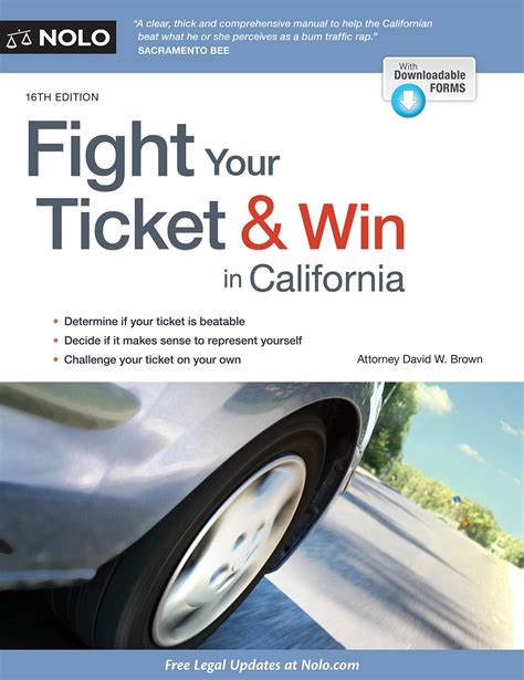 fight your ticket and win in california PDF