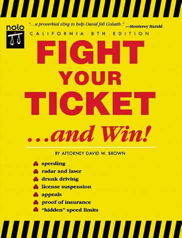 fight your ticket and win in california PDF