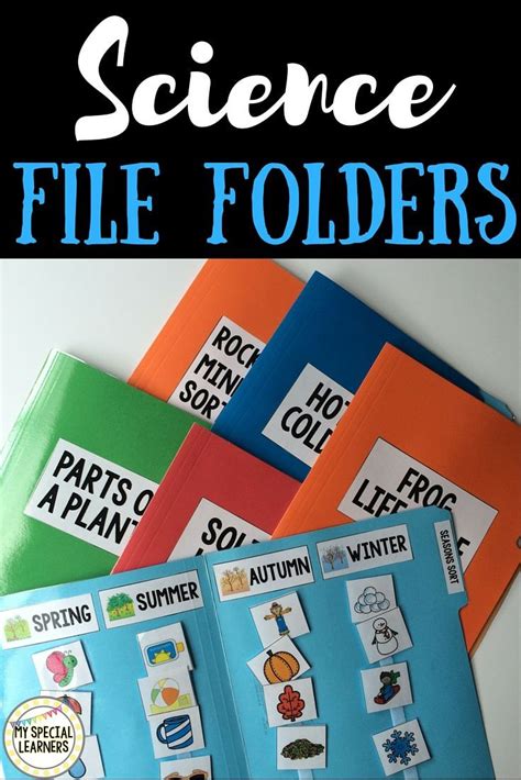 file folder activities for learning centers Reader