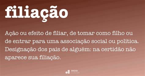 filiação 1