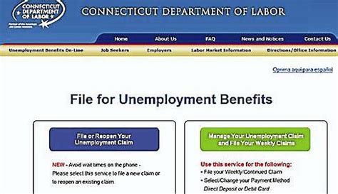 filing for unemployment in connecticut