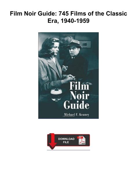 film noir guide pdf Epub