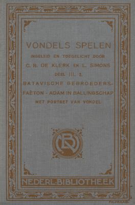 filologische opstellen deel iii stoffen uit vondels werk PDF