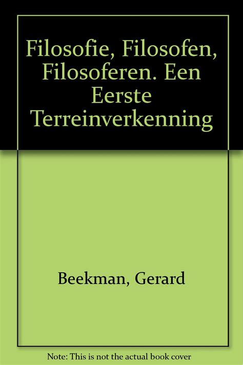 filosofie filosofen filosoferen een eerste terreinverkenning Kindle Editon