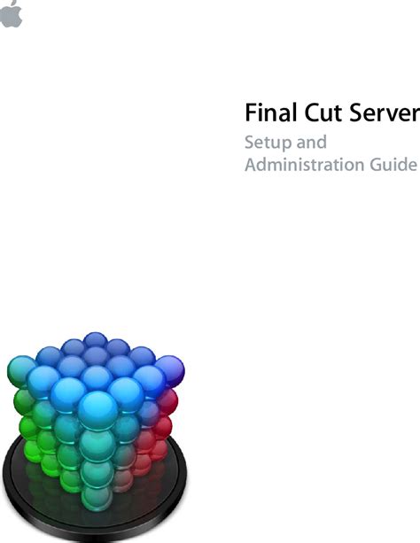 final cut server manual Doc