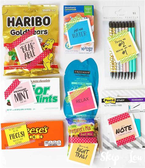 final exam care package ideas