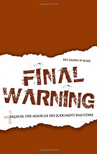 final warning because the hour of his judgement has come Kindle Editon