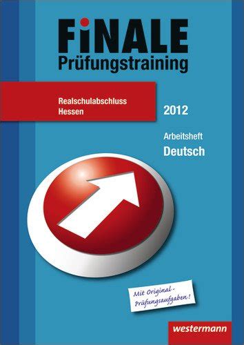 finale pr fungstraining realschulabschluss arbeitsheft l sungsheft Doc