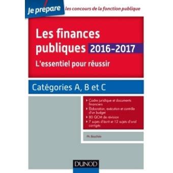 finances publiques 2016 2017 lessentiel cat gories Reader