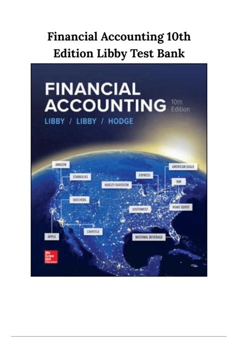 financial accounting 10th edition answer key PDF