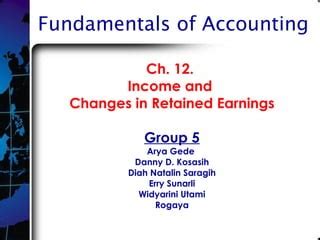 financial accounting chapter 12 Reader