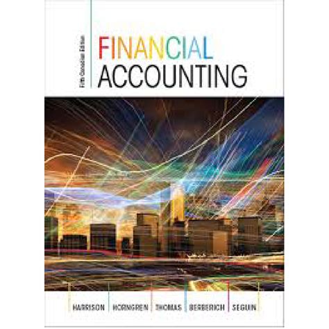 financial accounting fifth canadian edition PDF