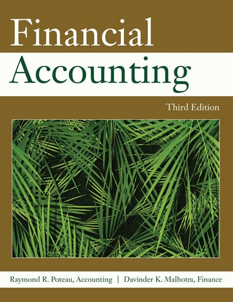 financial accounting for executives 3rd edition PDF