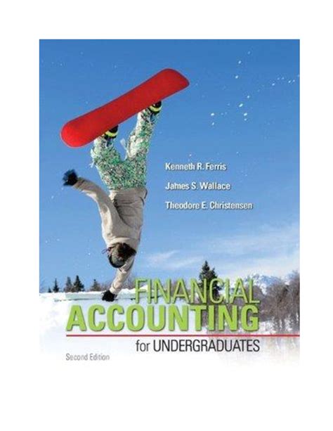 financial accounting for undergraduates 2nd edition ferris pdf PDF