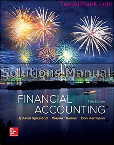 financial accounting spiceland solutions Kindle Editon