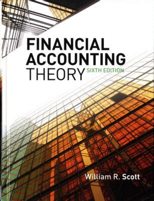 financial accounting theory william scott 6th PDF