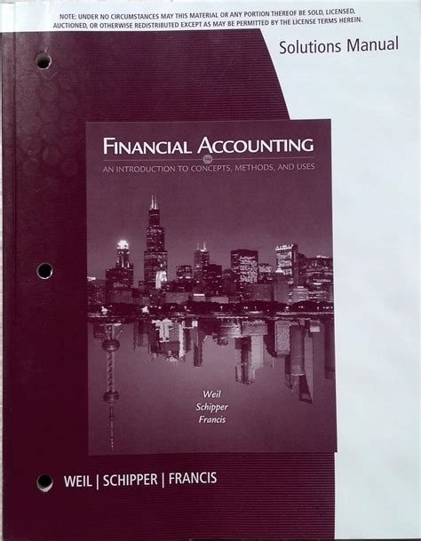 financial accounting weil schipper solutions PDF