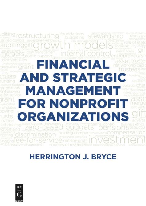 financial and strategic management for nonprofit organizations PDF