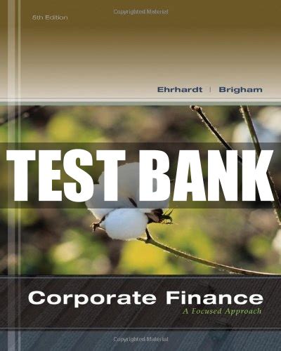 financial management 5th edition ehrhardt test bank pdf Doc