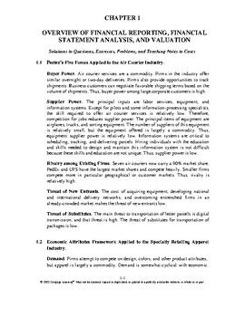 financial reporting and analysis chapter 10 solutions PDF