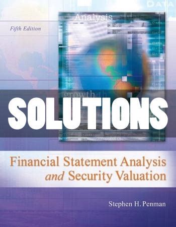 financial statement analysis security valuation Ebook Reader