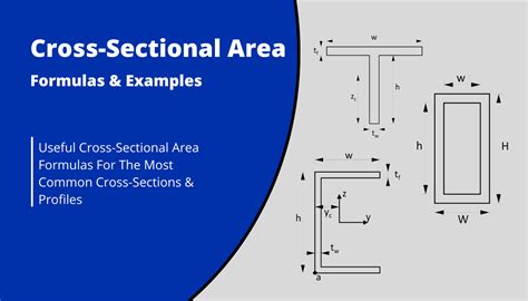 find the area of the cross section problem