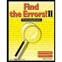 find the errors ii proofreading activities walch reproducible books Epub