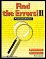 find the errors ii proofreading activities walch reproducible books Epub