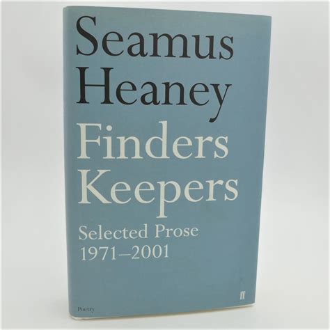 finders keepers selected prose 1971 2001 PDF