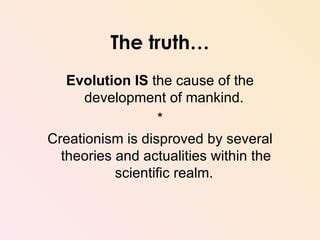 finding the truth evolution and creationism Reader