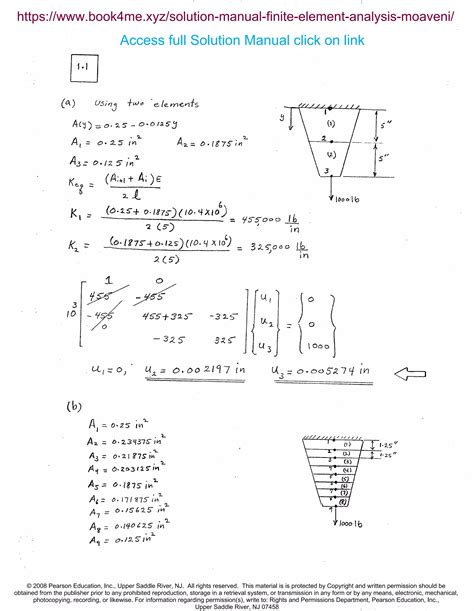 finite element analysis solutions manual saeed moaveni PDF