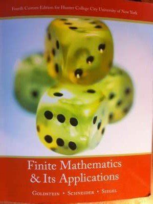 finite mathematics and its applications hunter college edition Epub