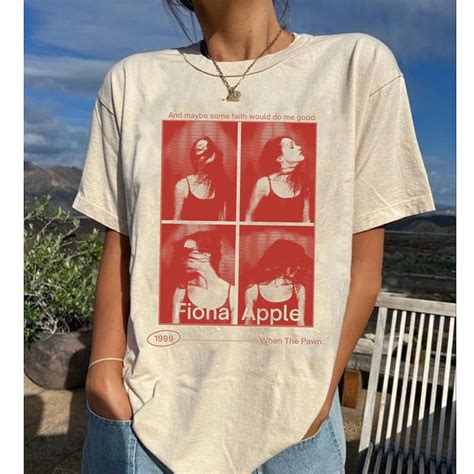 fiona apple t-shirt vintage red