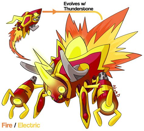 fire and electric pokemon