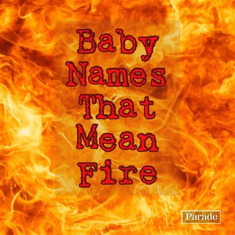 fire names for boys