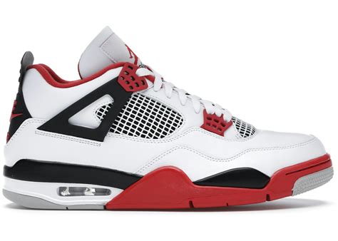 fire red jordan 4