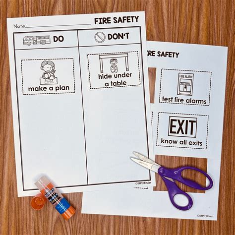 Fire Safety Printable Activities